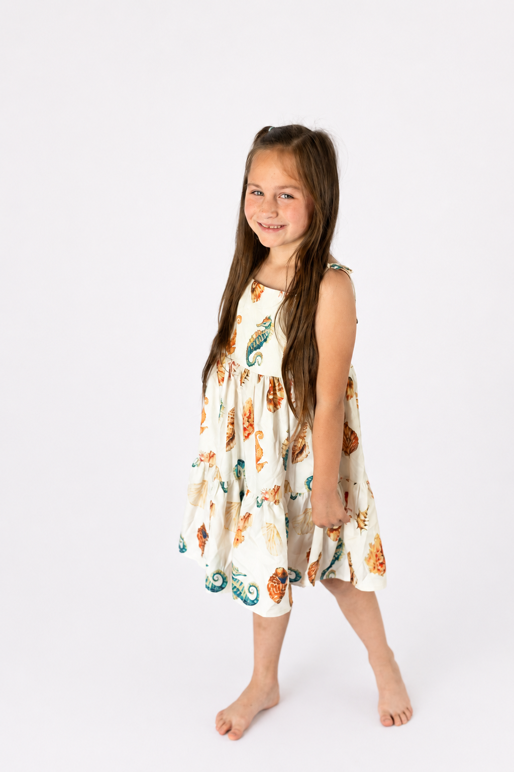 Seahorse Serenade Twirl Dress