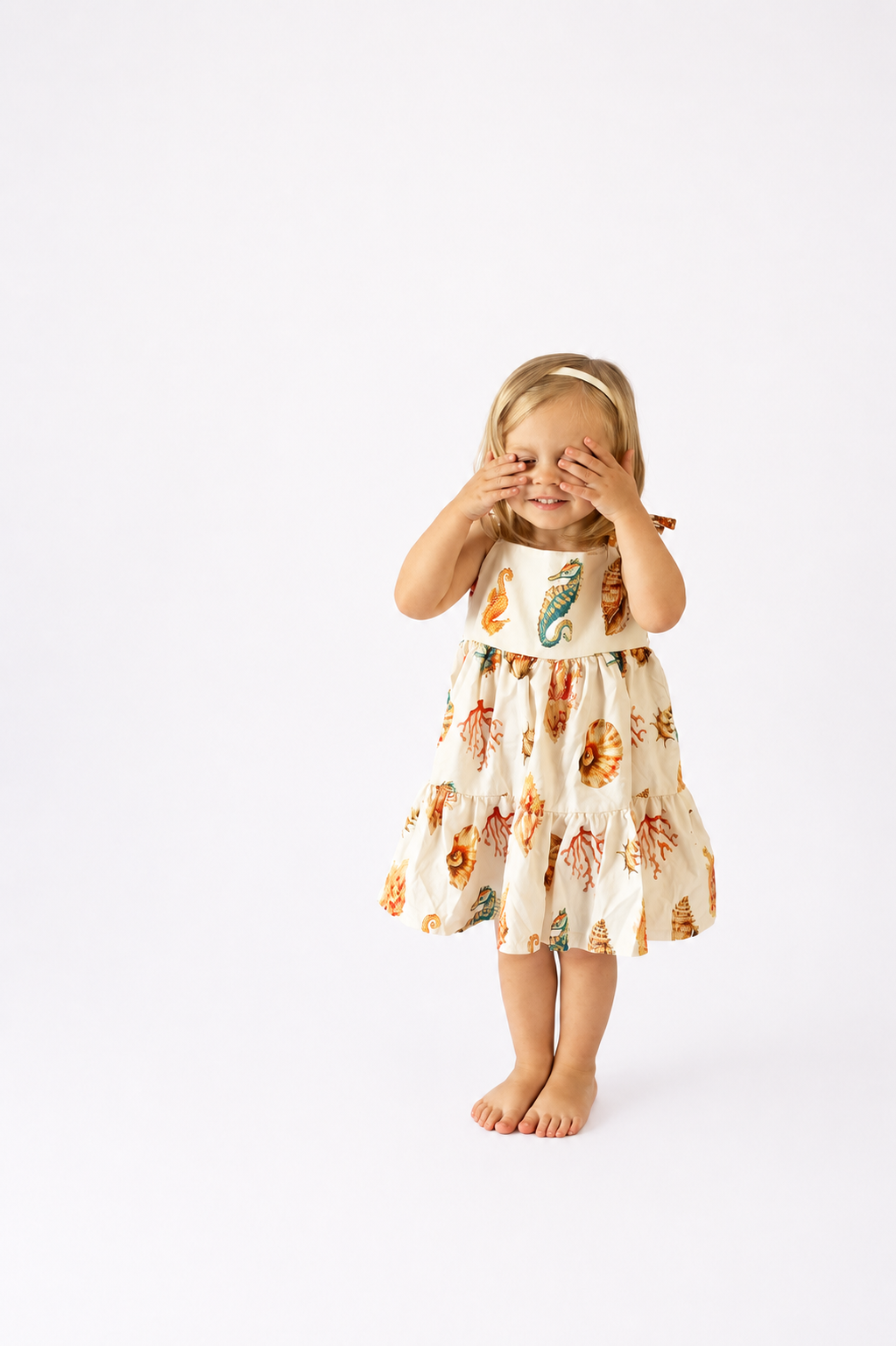 Seahorse Serenade Twirl Dress