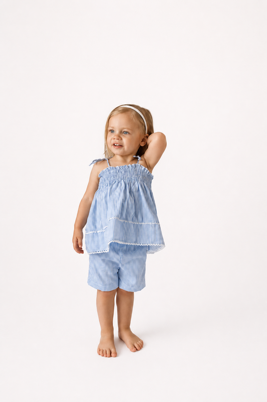 Seaside Stripes Two Piece Outfit