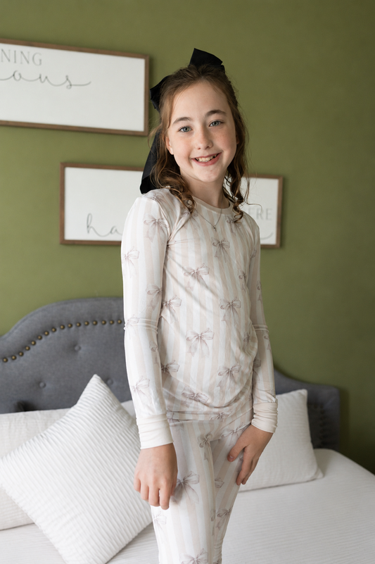 Boutique Bows Bamboo Youth Pant Set