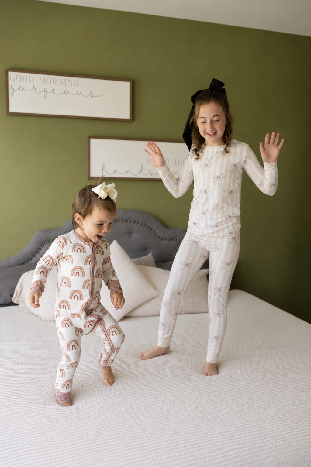Boho Rainbows Bamboo Zipper Sleeper