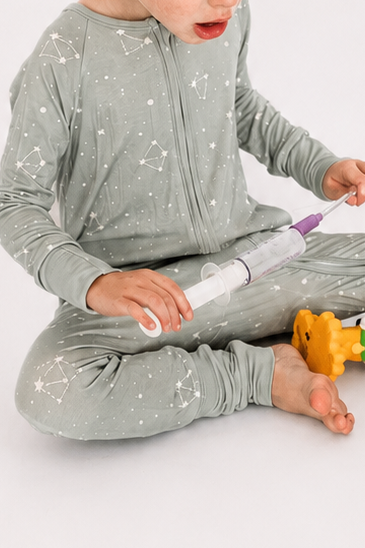 Among The Stars Medically Adaptable Bamboo Zipper Sleeper