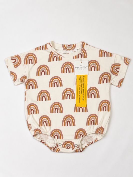 Boho Rainbows Bamboo Bubble Romper