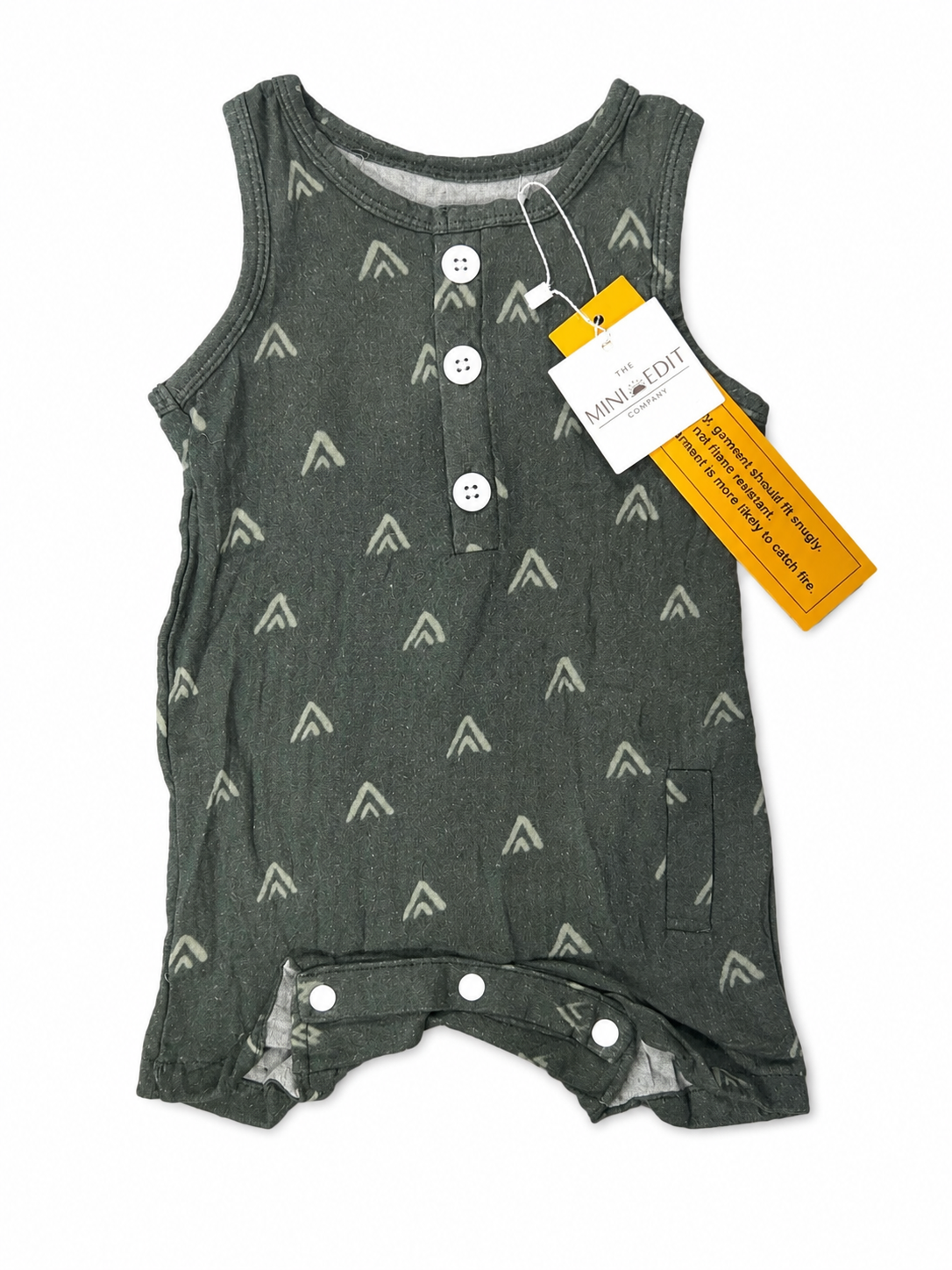 Evergreen Trail Medically Adaptable Cotton Romper