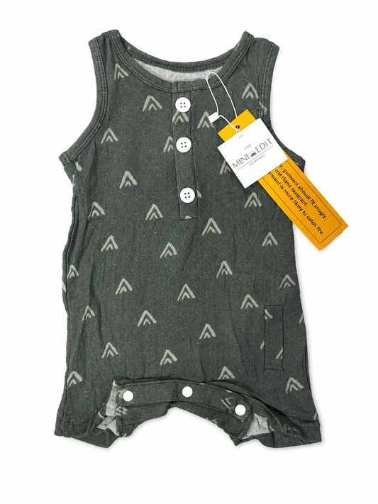 Evergreen Trail Medically Adaptable Cotton Romper