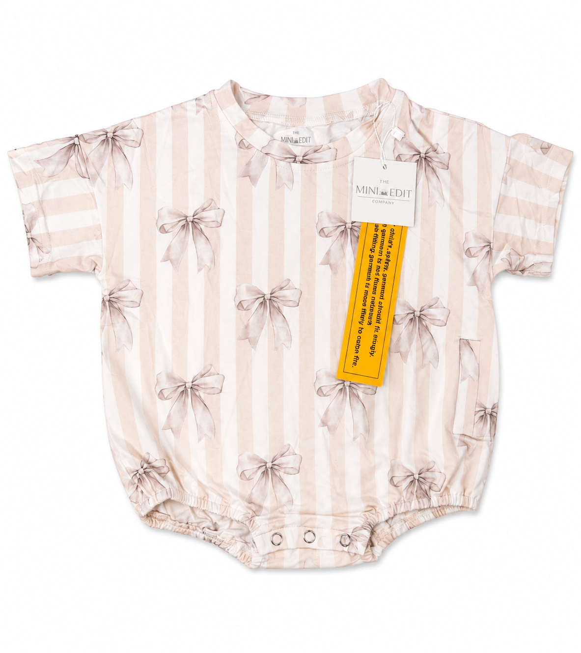 Boutique Bows Medically Adaptable Bamboo Bubble Romper